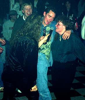 John on the dance floor