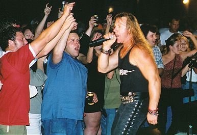 Crowd and John