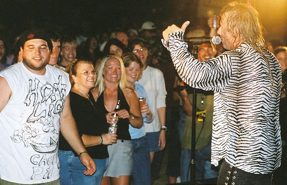 Crowd and John